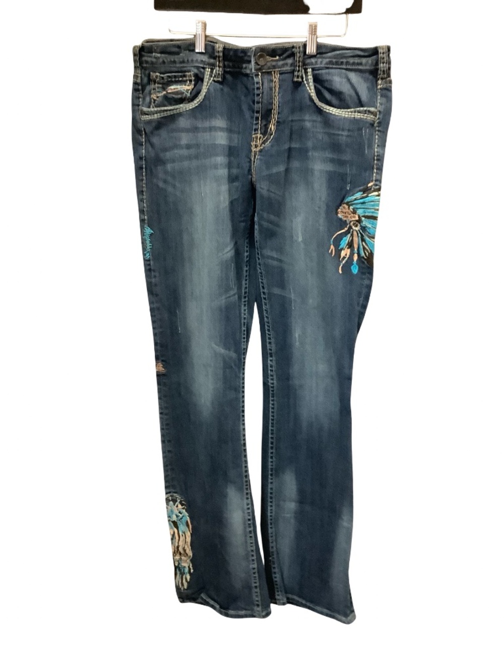 Tuff Co Women's Dreamcatcher Jeans Blue Size: 33/37